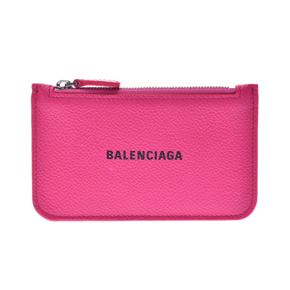 Balenciaga Pink Card Wallet Calfskin - Picture 2 of 12